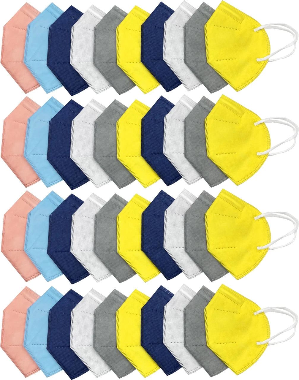 KGKR 5-Layer N95 Reusable & Washable Face Mask – Water Resistant Protection for Men, Women & Kids (Free Size, Multicolor )